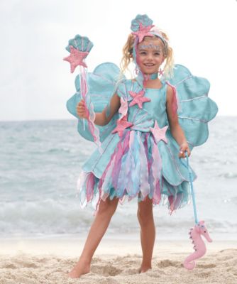 Under-The-Sea Fairy Costume For Girls Blue, 12 Chasing Fireflies