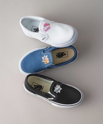 childrens vans slip ons