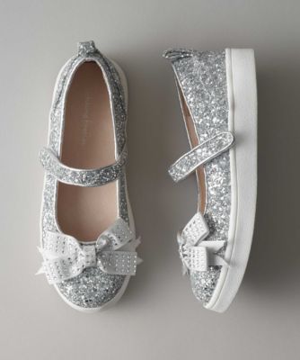 black glitter mary janes
