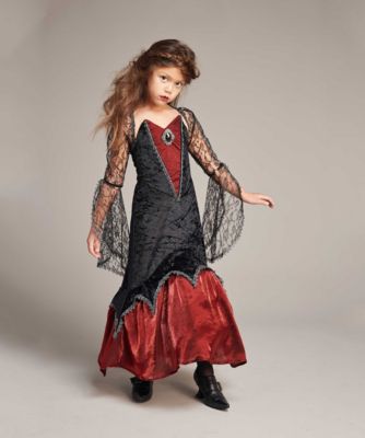 Midnight Vampiress Costume for Girls