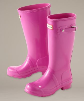 girls glossy hunter© boots