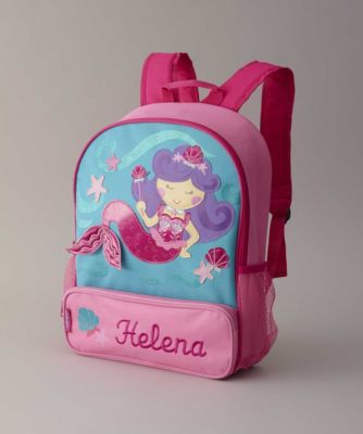 Girls Personalized Mermaid Backpack - chasing fireflies